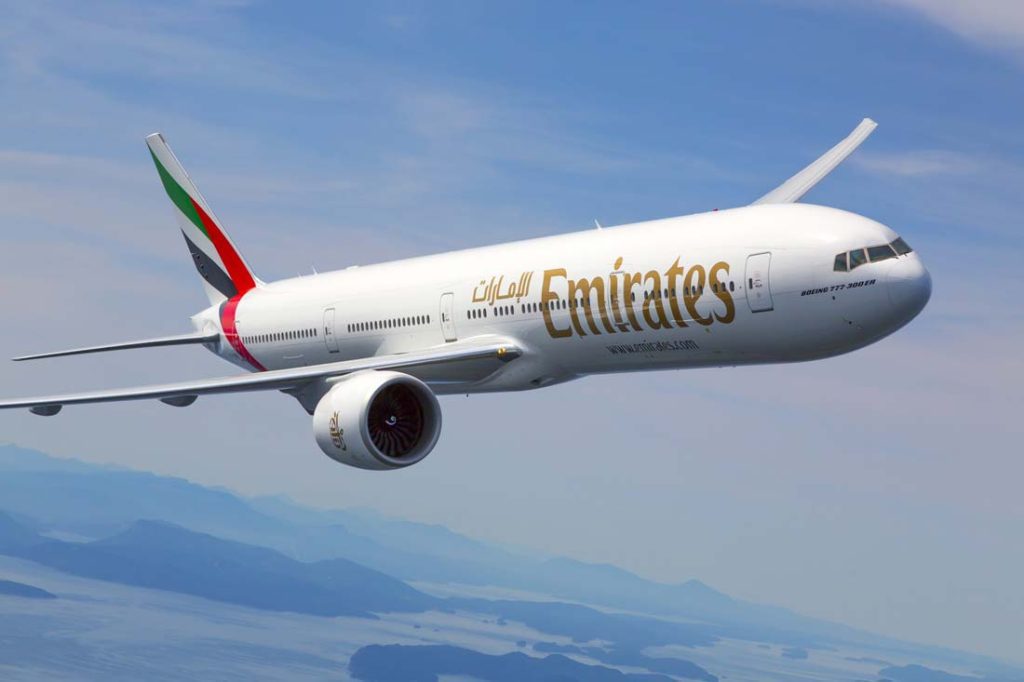 emirates plane