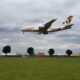 Etihad A380 Landing
