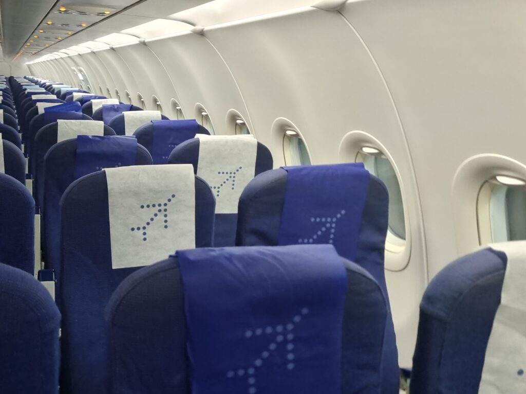 indigo seating aircraft