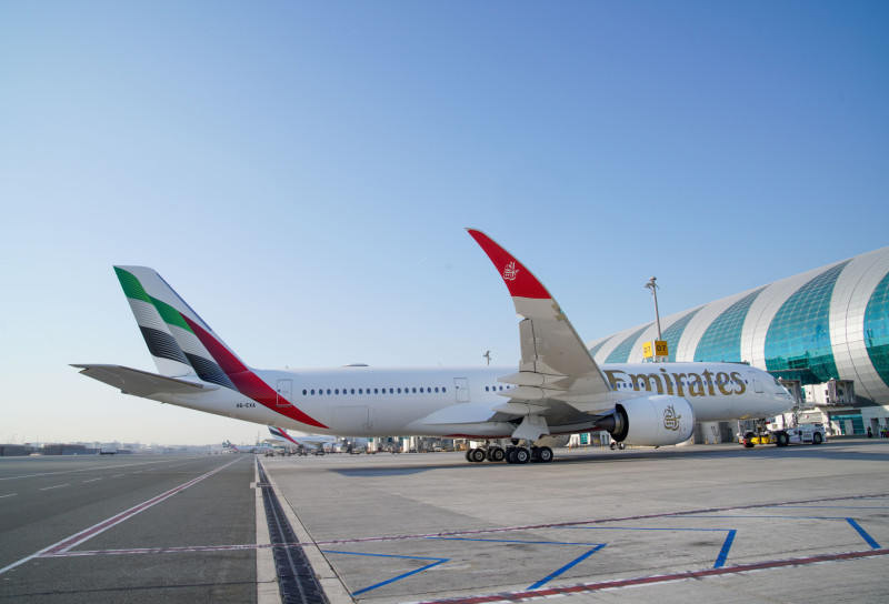 a large airplane on a runway