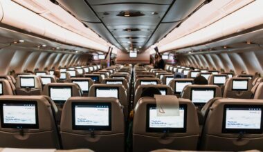 an airplane with many monitors movie aviation