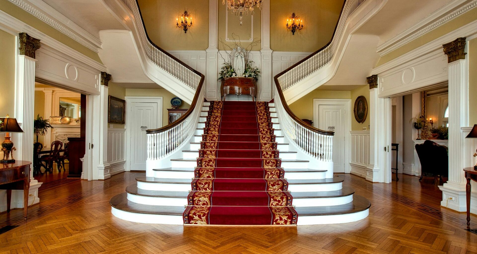 a staircase in a house Marriott Bonvoy’s Latest Points Sale: A 45% Bonus.