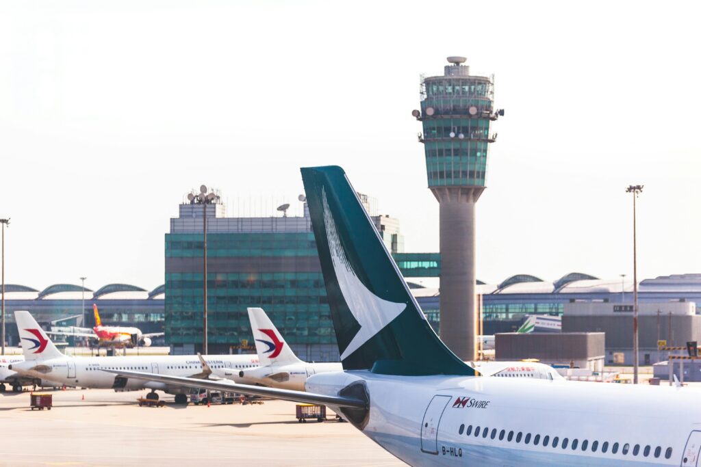 a plane parked at an airport airline partnerships explained
