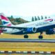 a plane taking off from a runway British Airways Club Guide