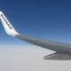 the wing of an airplane Ryanair Spirit easyJet