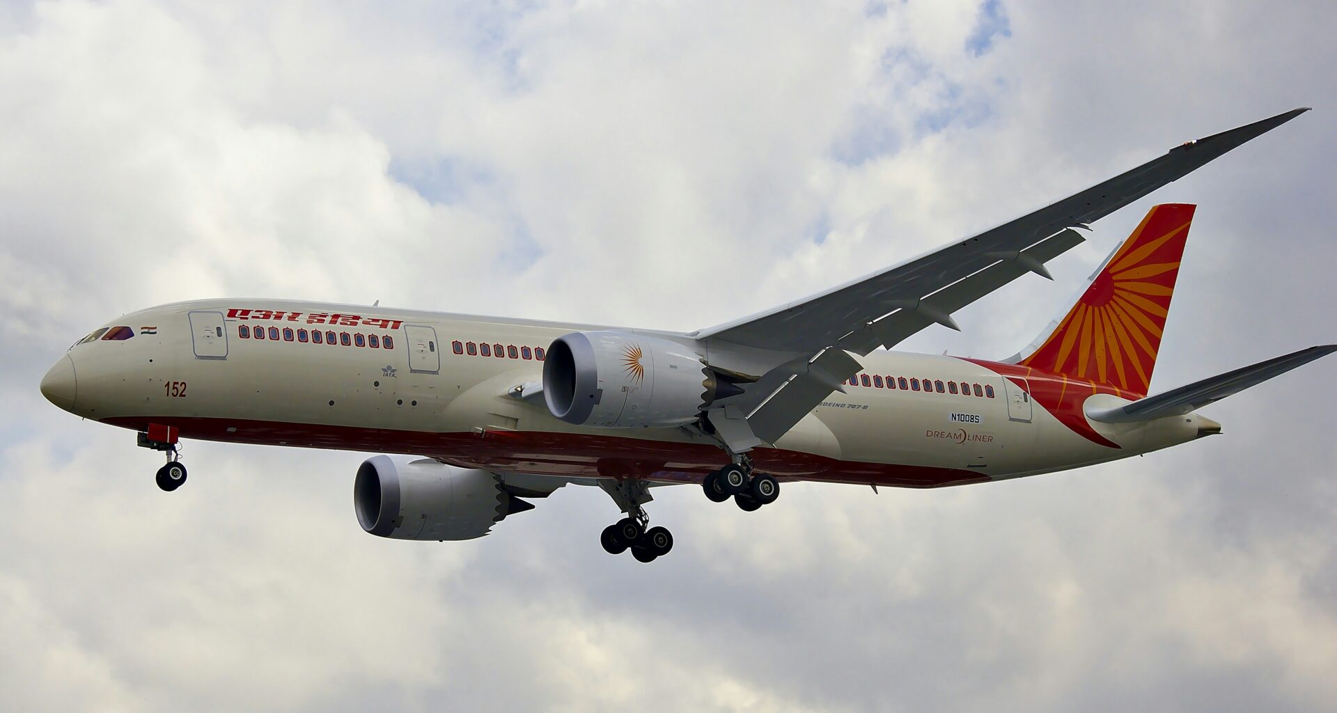 a plane flying in the sky Air India Flight AI171