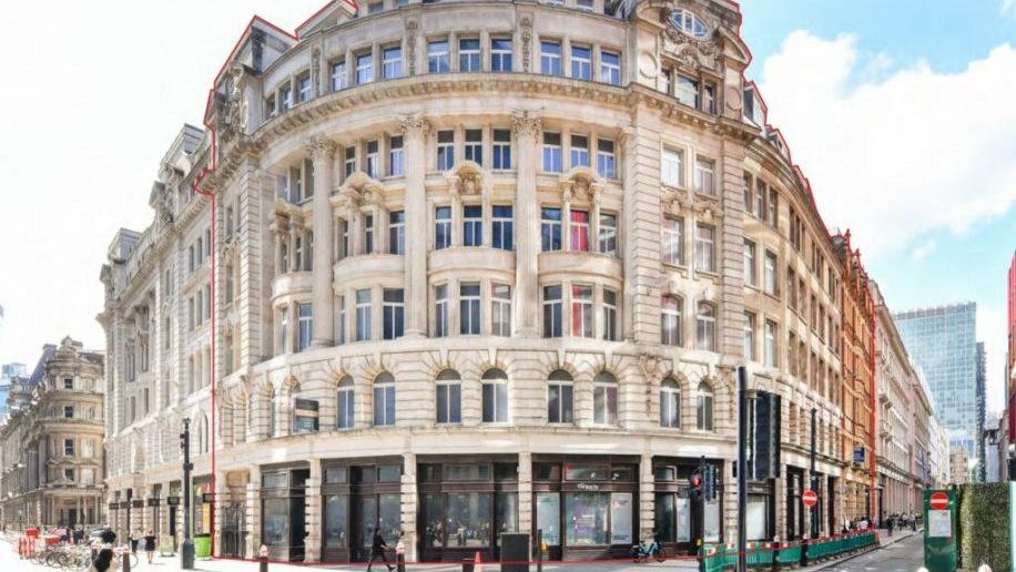a building with many windows Travelodge Liverpool Street hotel