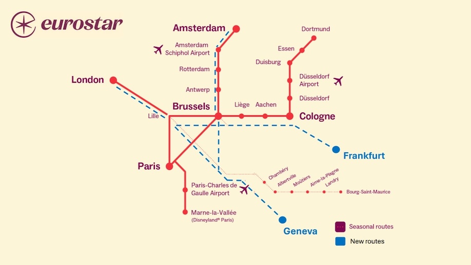 a map of a train