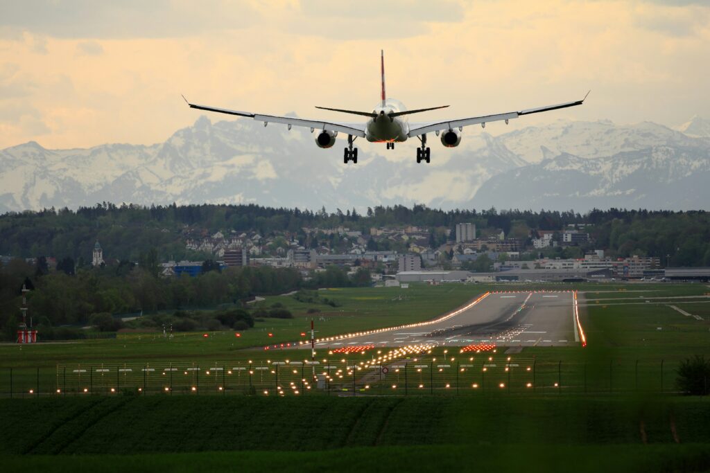 an airplane taking off from a runway British Airways compensation UK261