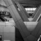 a black and white photo of a building EU Entry/Exit System launch date